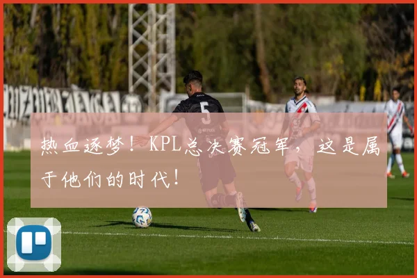 热血逐梦！KPL总决赛冠军，这是属于他们的时代！