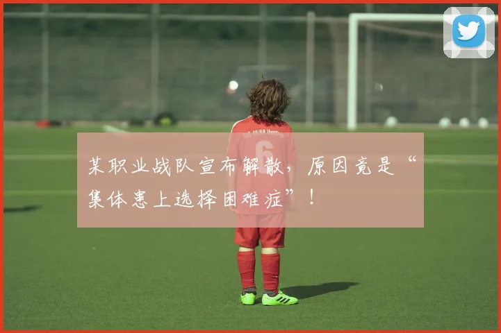 某职业战队宣布解散，原因竟是“集体患上选择困难症”！